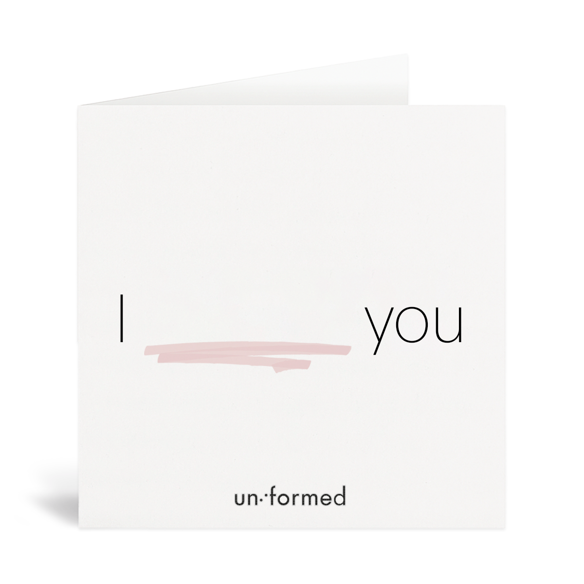 Unformed Gift Card