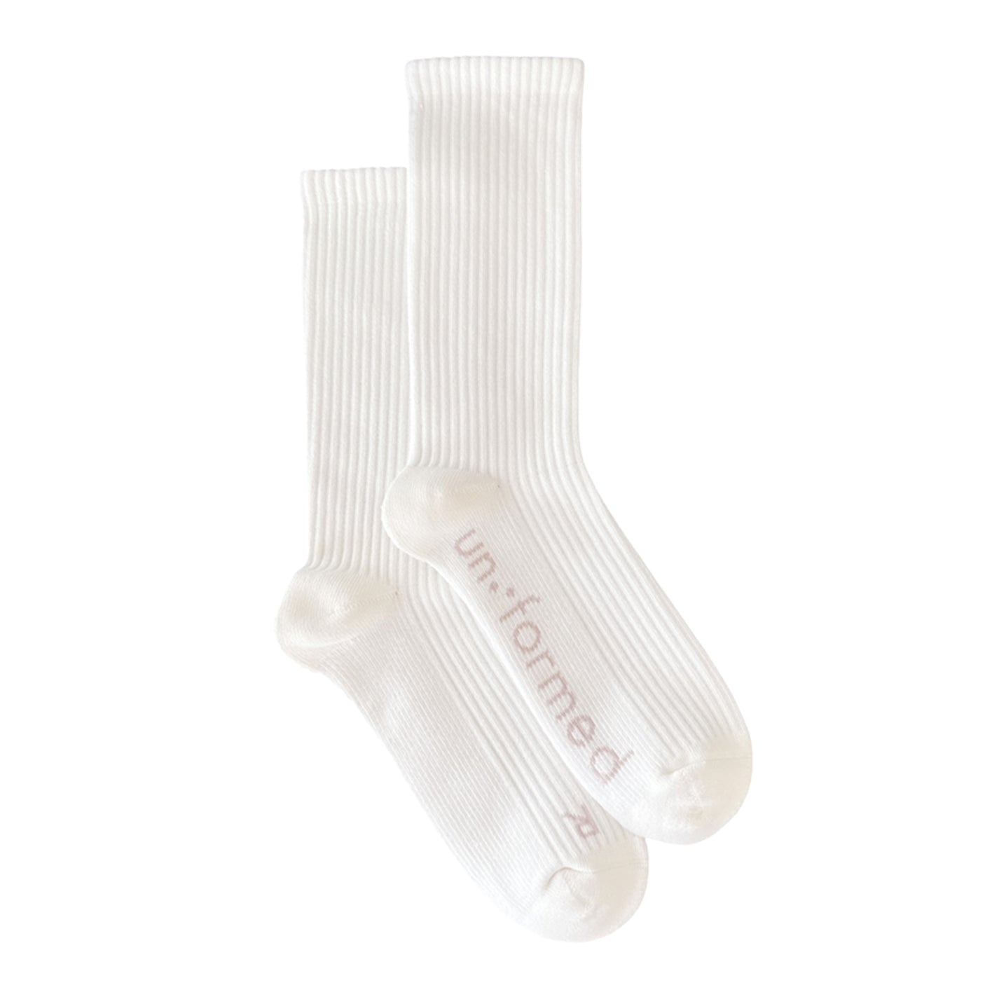 Minimal unisex socks by UNFORMED